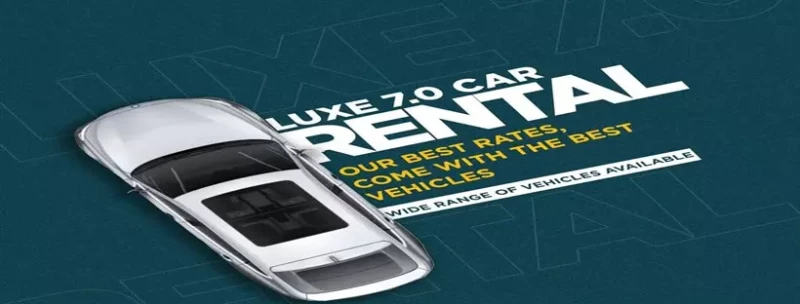 Luxe Car Rental Banner